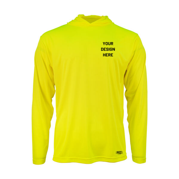 Enhanced Visibility Ultrasoft Light Weight Long Sleeve Hoodie Thumbnail